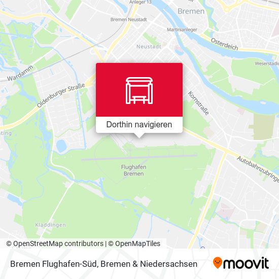 Bremen Flughafen-Süd Karte