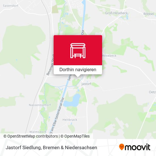 Jastorf Siedlung Karte