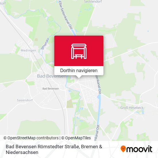 Bad Bevensen Römstedter Straße Karte