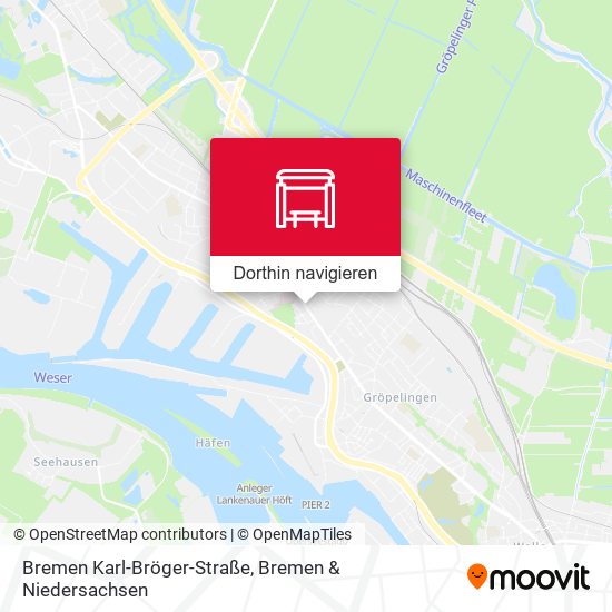 Bremen Karl-Bröger-Straße Karte