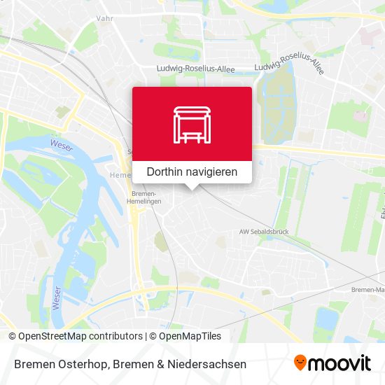 Bremen Osterhop Karte