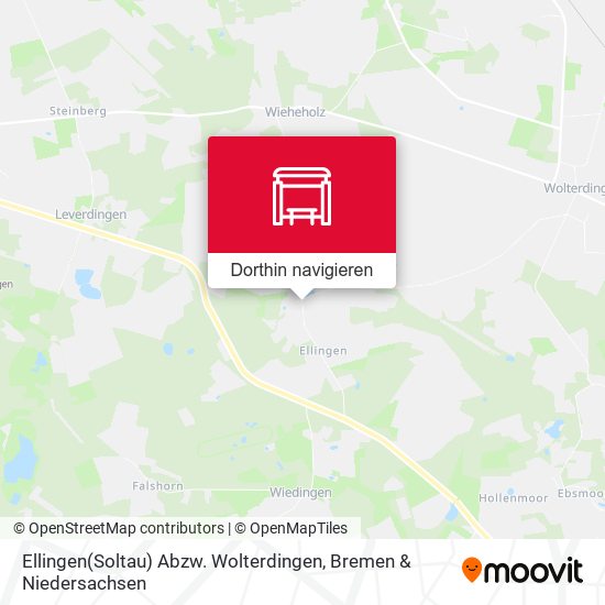 Ellingen(Soltau) Abzw. Wolterdingen Karte