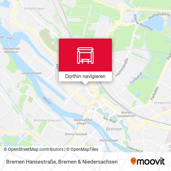 Bremen Hansestraße Karte