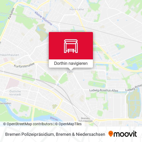 Bremen Polizeipräsidium Karte