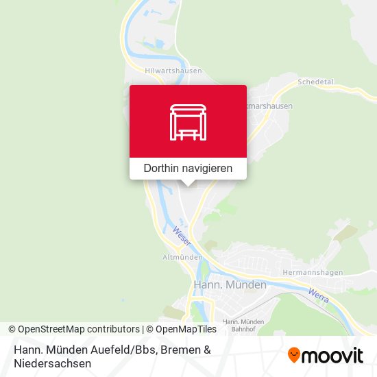 Hann. Münden Auefeld/Bbs Karte