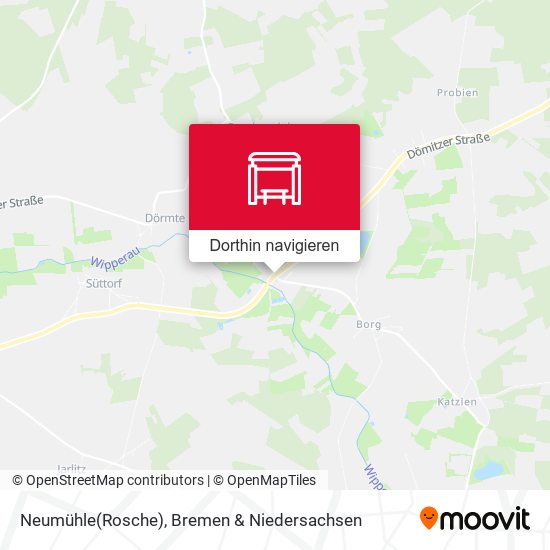 Neumühle(Rosche) Karte