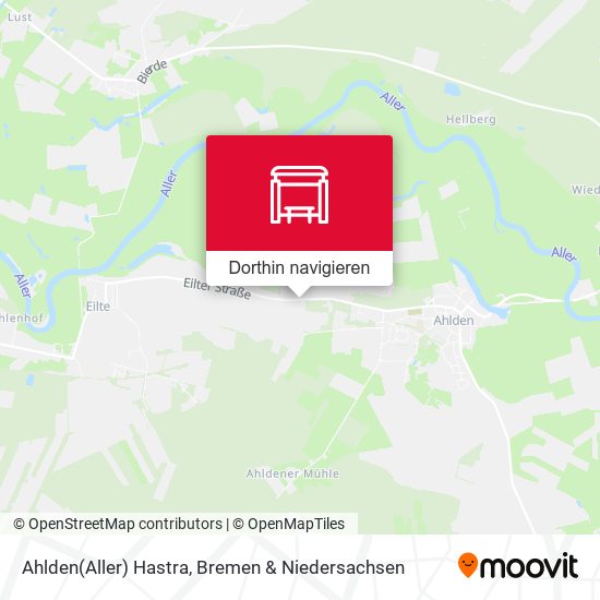 Ahlden(Aller) Hastra Karte