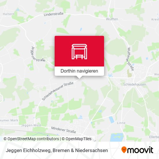 Jeggen Eichholzweg Karte