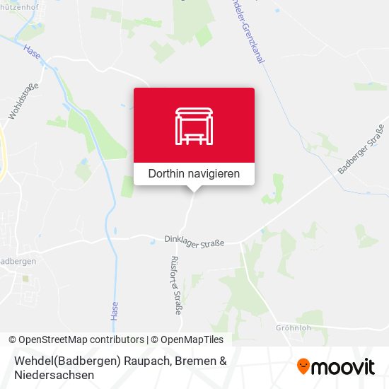 Wehdel(Badbergen) Raupach Karte
