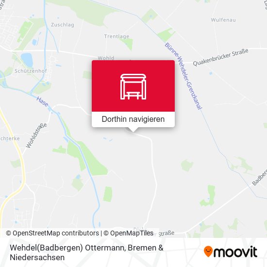 Wehdel(Badbergen) Ottermann Karte