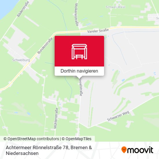 Achtermeer Rönnelstraße 78 Karte
