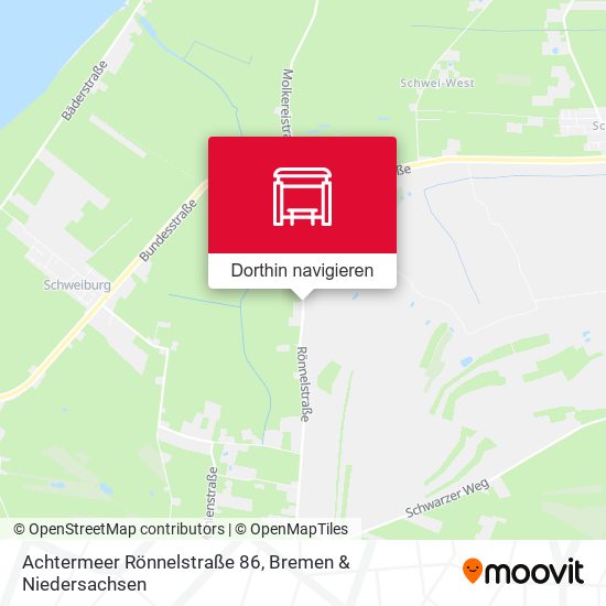 Achtermeer Rönnelstraße 86 Karte