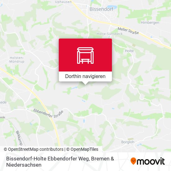 Bissendorf-Holte Ebbendorfer Weg Karte