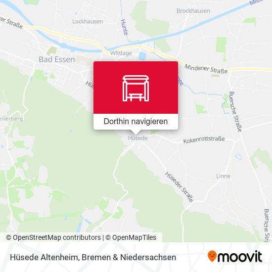 Hüsede Altenheim Karte