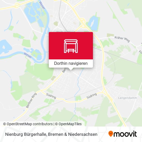 Nienburg Bürgerhalle Karte