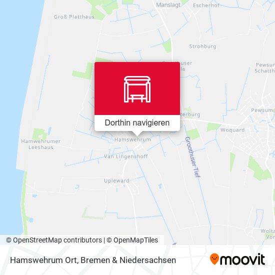 Hamswehrum Ort Karte