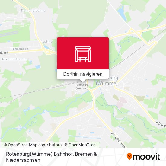 Rotenburg(Wümme) Bahnhof Karte