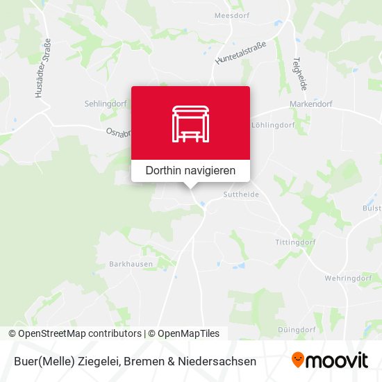 Buer(Melle) Ziegelei Karte