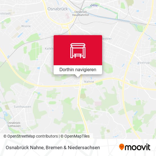Osnabrück Nahne Karte