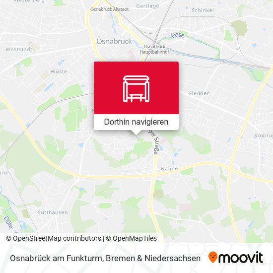 Osnabrück am Funkturm Karte