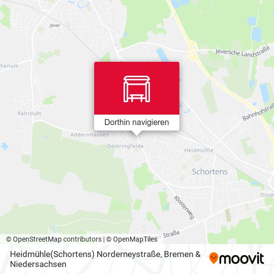 Heidmühle(Schortens) Norderneystraße Karte