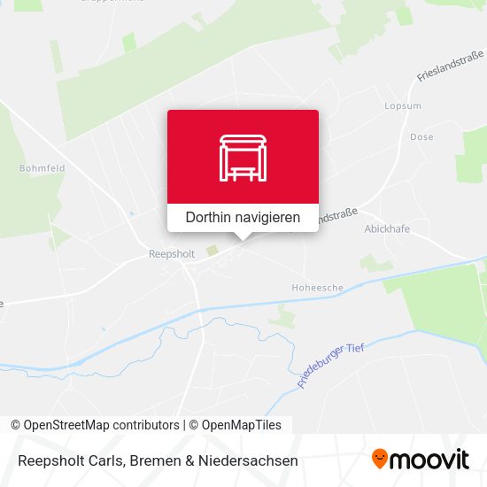 Reepsholt Carls Karte