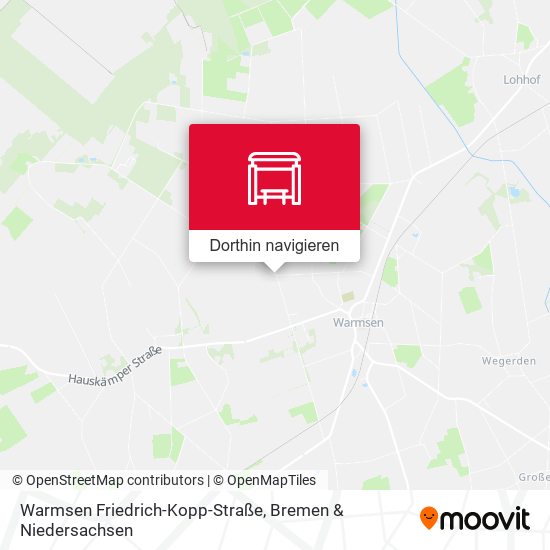 Warmsen Friedrich-Kopp-Straße Karte