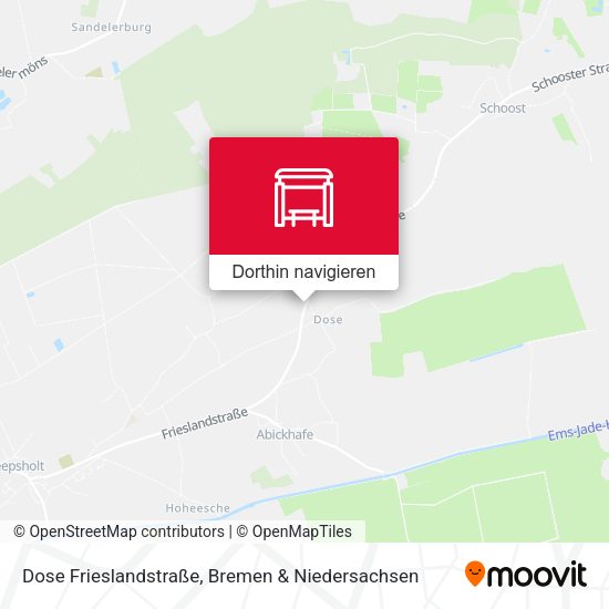 Dose Frieslandstraße Karte