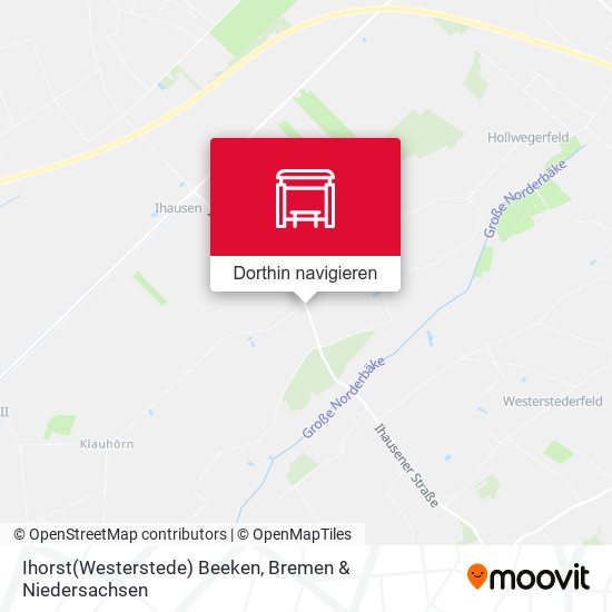 Ihorst(Westerstede) Beeken Karte