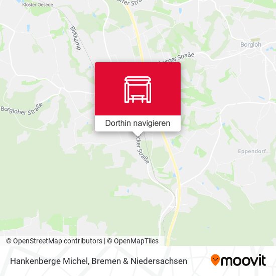 Hankenberge Michel Karte