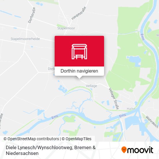 Diele Lynesch/Wynschlootweg Karte