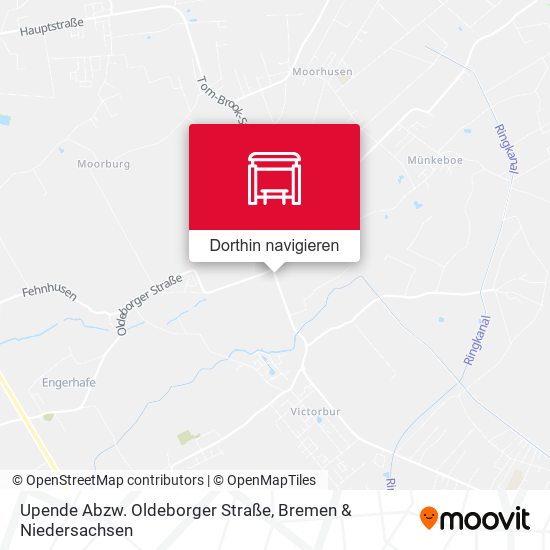 Upende Abzw. Oldeborger Straße Karte