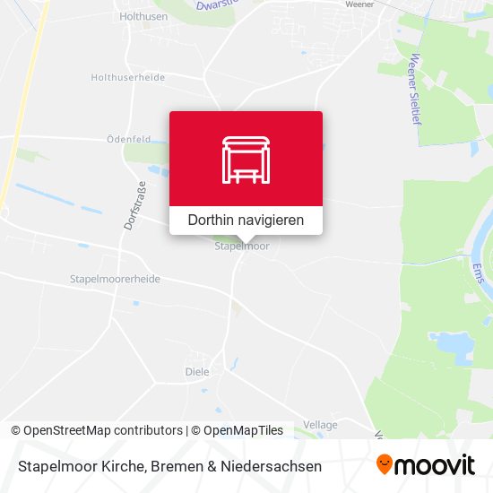 Stapelmoor Kirche Karte
