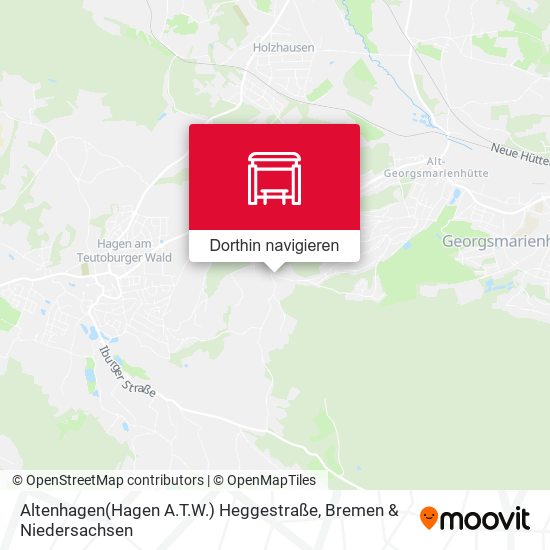 Altenhagen(Hagen A.T.W.) Heggestraße Karte