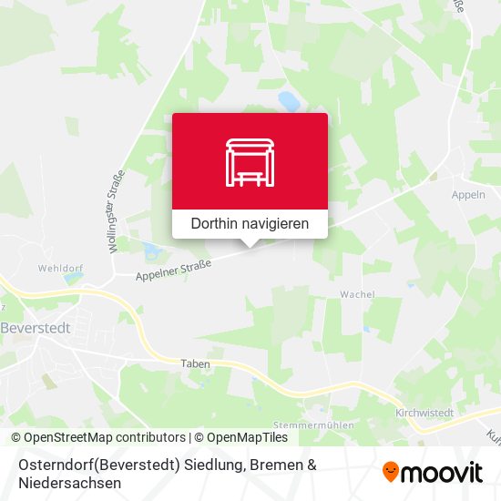 Osterndorf(Beverstedt) Siedlung Karte
