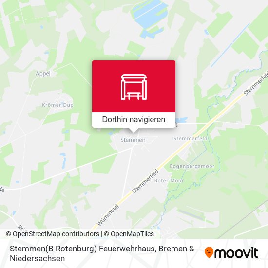 Stemmen(B Rotenburg) Feuerwehrhaus Karte