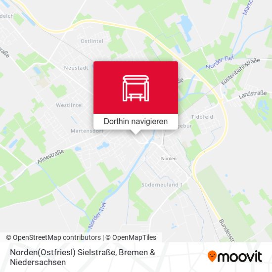 Norden(Ostfriesl) Sielstraße Karte