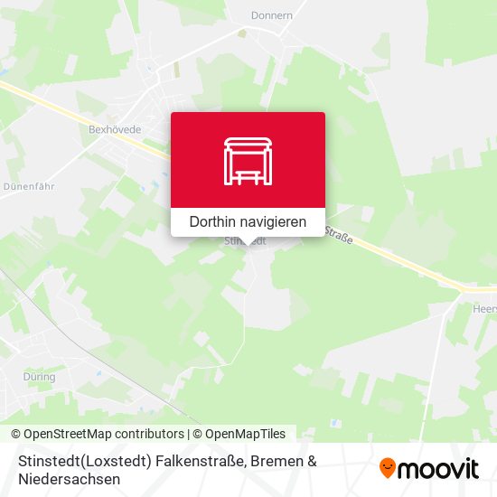 Stinstedt(Loxstedt) Falkenstraße Karte