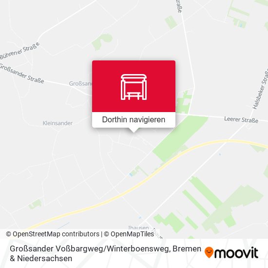 Großsander Voßbargweg / Winterboensweg Karte