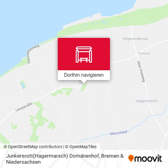 Junkersrott(Hagermarsch) Domänenhof Karte