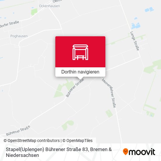 Stapel(Uplengen) Bührener Straße 83 Karte