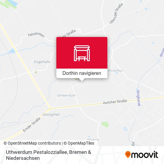 Uthwerdum Pestalozziallee Karte