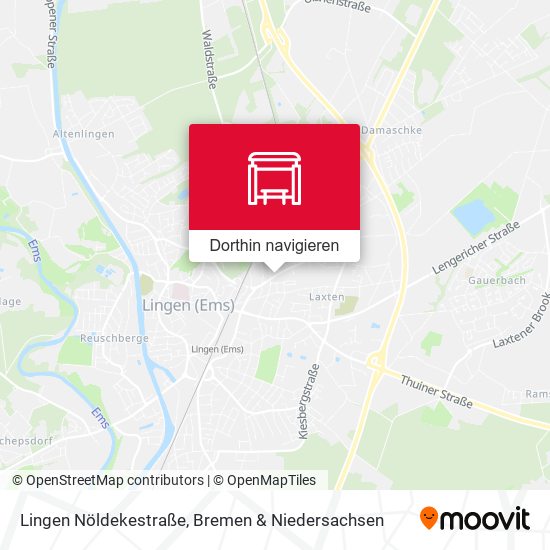 Lingen Nöldekestraße Karte