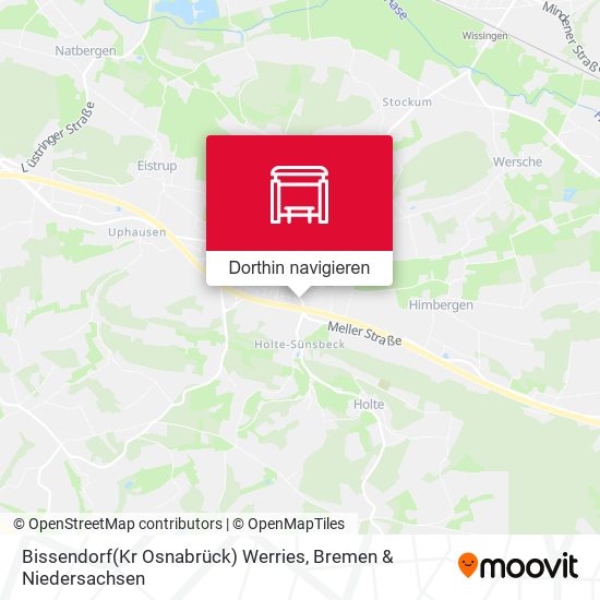 Bissendorf(Kr Osnabrück) Werries Karte