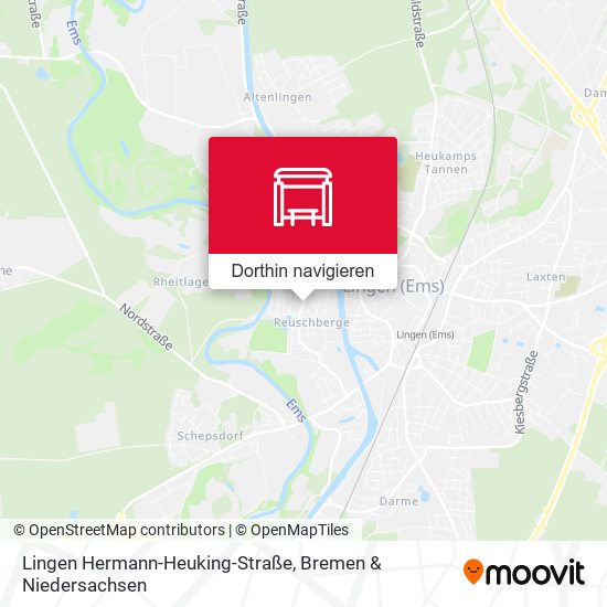 Lingen Hermann-Heuking-Straße Karte