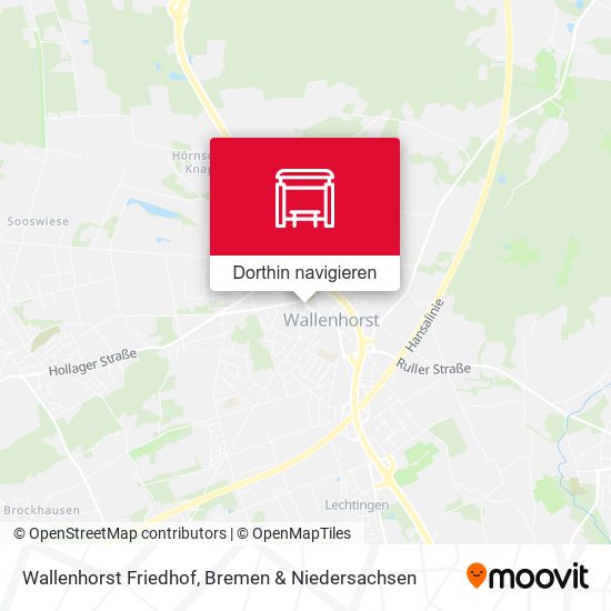 Wallenhorst Friedhof Karte