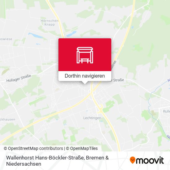 Wallenhorst Hans-Böckler-Straße Karte