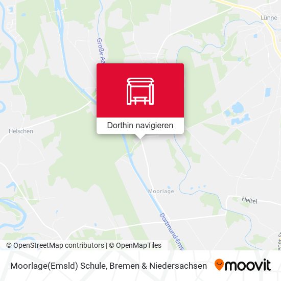 Moorlage(Emsld) Schule Karte