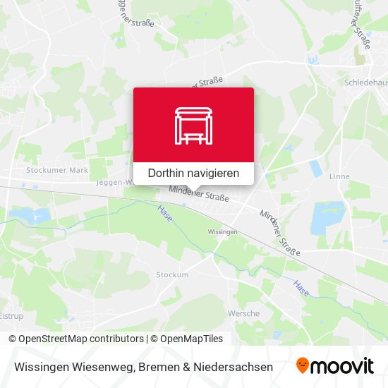 Wissingen Wiesenweg Karte