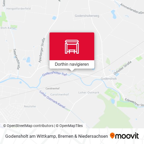 Godensholt am Wittkamp Karte